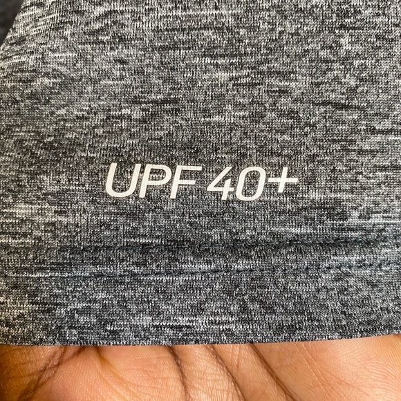 Nike swim dri-fit T-shirt men’s size small gray UPF 40+ long sleeves - Picture 4 of 7